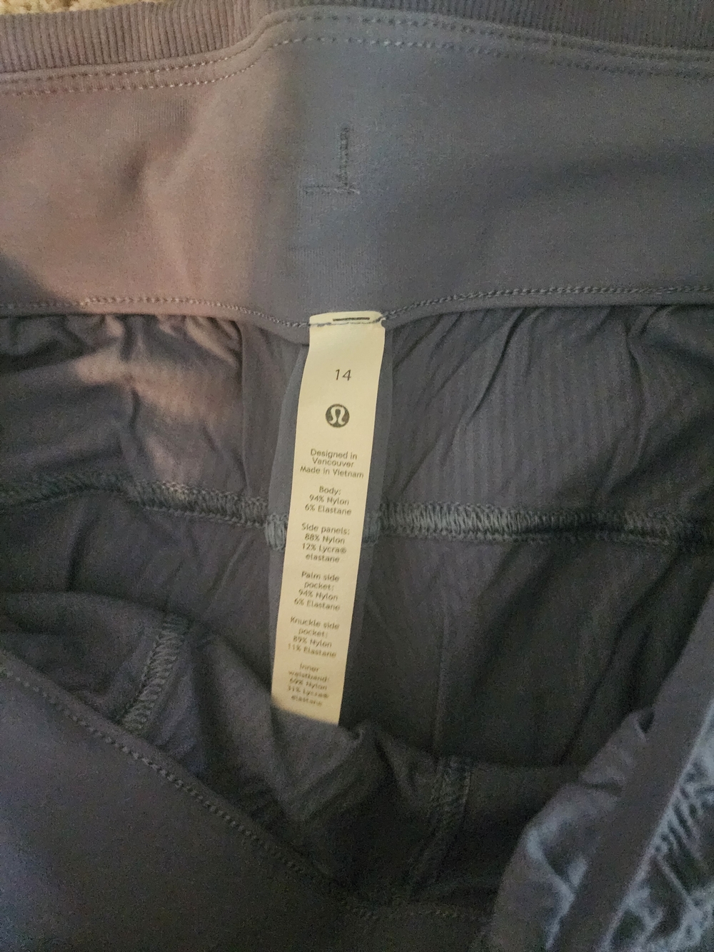 lululemon athletica Women's Slate Blue Track Joggers - Picture 2 of 2